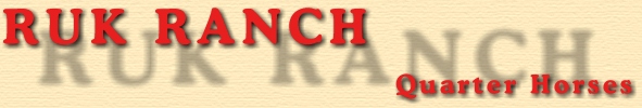 Ruk Ranch - Quarter Horses